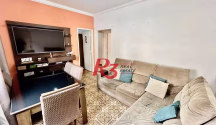Apartamento com 2 dormitórios à venda, 72 m² por R$ 350.000,00 - Embaré - Santos/SP