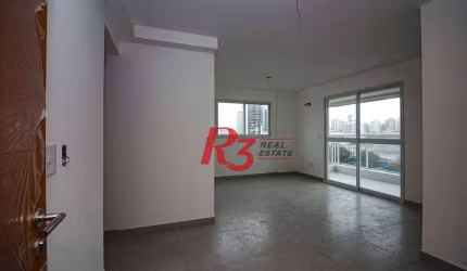 Apartamento, 77 m² - venda por R$ 703.000,00 ou aluguel por R$ 6.600,00/mês - Ponta da Praia - Santos/SP