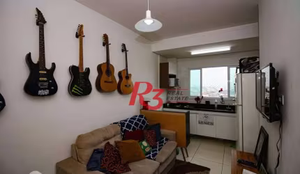 Apartamento à venda, 27 m² por R$ 310.000,00 - Macuco - Santos/SP