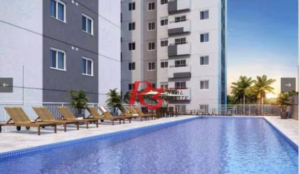 Apartamento com 2 dormitórios à venda, 42 m² por R$ 320.000,00 - Jabaquara - Santos/SP