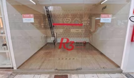 Loja para alugar, 32 m² por R$ 4.800,00/mês - Boqueirão - Santos/SP