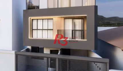 Casa com 2 dormitórios à venda, 76 m² - Embaré - Santos/SP