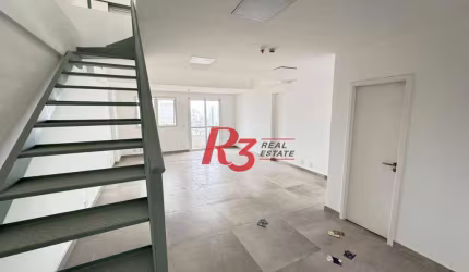 Sala para alugar, 72 m² por R$ 5.000,00/mês - Vila Matias - Santos/SP