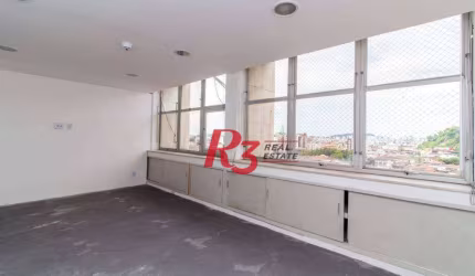 Sala para alugar, 189 m² por R$ 7.000,00/mês - Centro - Santos/SP