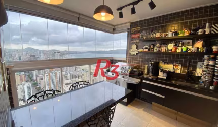 Apartamento Duplex com 3 dormitórios à venda, 125 m² por R$ 2.100.000,00 - Pompéia - Santos/SP