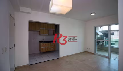 Apartamento com 2 dormitórios à venda, 63 m² por R$ 669.000,00 - Campo Grande - Santos/SP