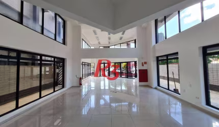 Loja, 382 m² - venda por R$ 3.500.000,00 ou aluguel por R$ 21.816,00/mês - Boqueirão - Santos/SP