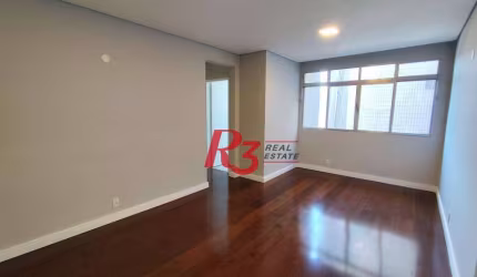 Apartamento à venda, 90 m² por R$ 490.000,00 - Campo Grande - Santos/SP