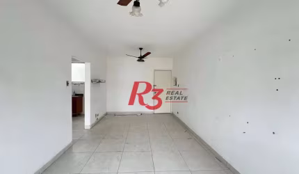 Apartamento com 1 dormitório à venda, 52 m² por R$ 437.000,00 - Boqueirão - Santos/SP