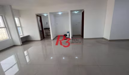 Sala, 51 m² - venda por R$ 350.000,00 ou aluguel por R$ 3.000,00/mês - Aparecida - Santos/SP