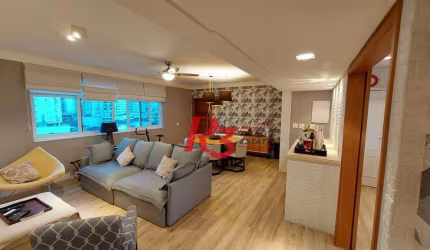 Apartamento com 3 dormitórios à venda, 130 m² por R$ 1.280.000,00 - Gonzaga - Santos/SP