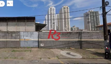Terreno à venda, 1395 m² por R$ 13.950.000,00 - Ponta da Praia - Santos/SP