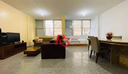 Apartamento com 2 dormitórios, 109 m² - venda por R$ 550.000,00 ou aluguel por R$ 4.965,39/mês - José Menino - Santos/SP