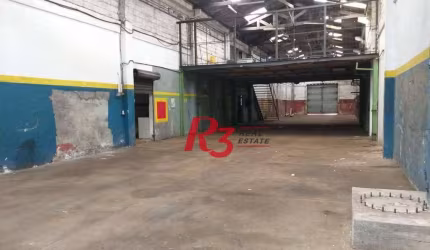 Galpão, 640 m² - venda por R$ 2.130.000,00 ou aluguel por R$ 17.000,00/mês - Chico de Paula - Santos/SP