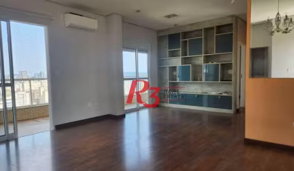 Apartamento com 3 dormitórios à venda, 140 m² por R$ 2.000.000,00 - Gonzaga - Santos/SP
