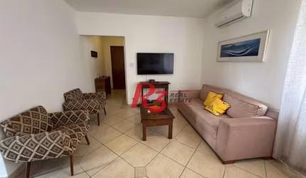 Apartamento com 2 dormitórios à venda, 89 m² por R$ 880.000,00 - Embaré - Santos/SP