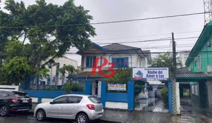 Terreno, 755 m² - venda por R$ 2.128.000,00 ou aluguel por R$ 16.200,00/mês - Macuco - Santos/SP