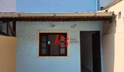Sobrado com 2 dormitórios à venda, 69 m² por R$ 320.000,00 - Chico de Paula - Santos/SP
