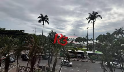 Apartamento com 2 dormitórios frente praia, 107 m² por R$ 800.000 - Ponta da Praia - Santos/SP