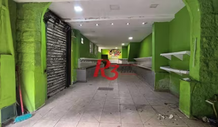 Salão para alugar, 100 m² por R$ 12.500,00/mês - Pompéia - Santos/SP