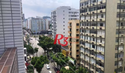Apartamento com 1 dormitório, 47 m² - venda por R$ 365.000,00 ou aluguel por R$ 3.300,00/mês - Gonzaga - Santos/SP