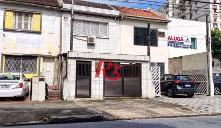Sobrado com 2 dormitórios, 100 m² - venda por R$ 1.000.000,00 ou aluguel por R$ 7.480,00/mês - Embaré - Santos/SP