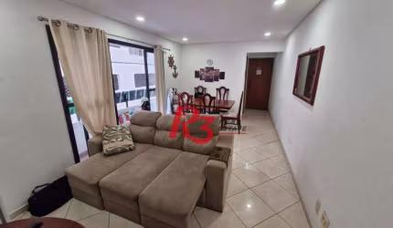 Apartamento com 2 dormitórios à venda, 83 m² por R$ 650.000,00 - Pompéia - Santos/SP