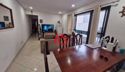 Apartamento com 2 Quartos  à venda, 83 m² por R$ 650.000 - Pompéia - Santos/SP