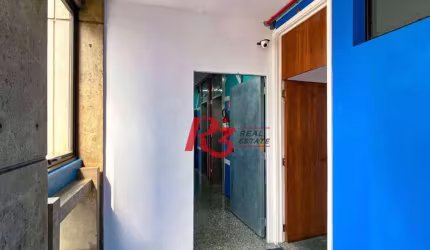 Sala para alugar, 100 m² por R$ 6.000,02/mês - Gonzaga - Santos/SP