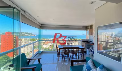 Apartamento com 2 dormitórios à venda, Vista Mar - Porteira Fechada no Guarujá/SP