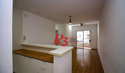 Apartamento com 3 dormitórios à venda, 77 m² por R$ 650.000,00 - Ponta da Praia - Santos/SP