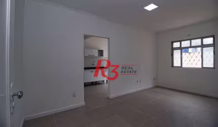 Apartamento à venda, 77 m² por R$ 349.000,00 - Macuco - Santos/SP