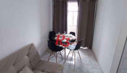 Studio mobiliado 1 quadra da praia em santos