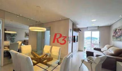 Apartamento à venda, 94 m² por R$ 820.000,00 - Marapé - Santos/SP
