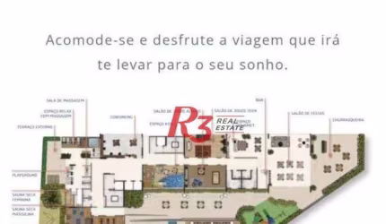 Apartamento à venda, 89 m² por R$ 1.560.000,00 - Encruzilhada - Santos/SP