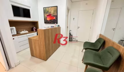 Sala, 44 m² - venda por R$ 550.000,00 ou aluguel por R$ 5.000,00/mês - Boqueirão - Santos/SP
