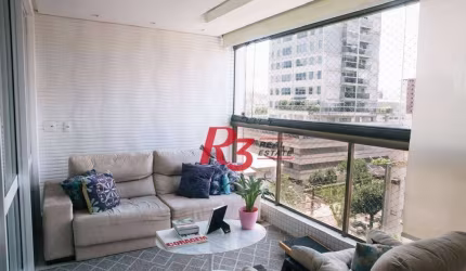 Apartamento à venda, 171 m² por R$ 2.200.000,00 - Embaré - Santos/SP