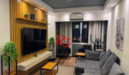 Apartamento com 2 dormitórios à venda, 85 m² por R$ 650.000,00 - Gonzaga - Santos/SP