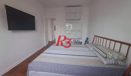 Apartamento com 2 dormitórios à venda, 70 m² por R$ 330.000,00 - Campo Grande - Santos/SP