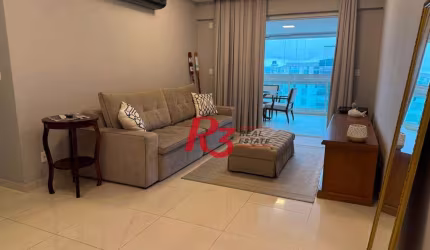 Apartamento para alugar, 158 m² por R$ 16.500,02/mês - Aparecida - Santos/SP