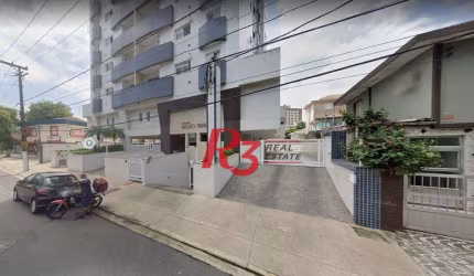 Apartamento com 1 dormitório para alugar, 60 m² por R$ 3.500,00/mês - Ponta da Praia - Santos/SP