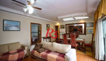 Apartamento com 3 dormitórios à venda, 125 m² por R$ 1.200.000,00 - Ponta da Praia - Santos/SP
