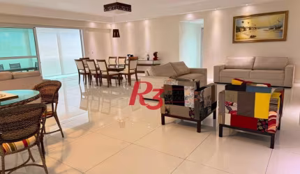 Apartamento, 324 m² - venda por R$ 5.350.000,00 ou aluguel por R$ 29.000,00/mês - Aparecida - Santos/SP