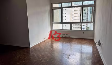 Apartamento com 2 dormitórios para alugar, 123 m² por R$ 5.042,00/mês - José Menino - Santos/SP