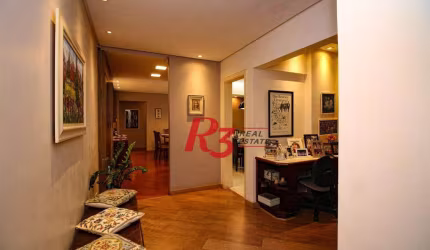 Apartamento, 130 m² - venda por R$ 749.000,00 ou aluguel por R$ 6.050,00/mês - Ponta da Praia - Santos/SP