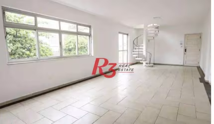 Apartamento Duplex com 5 Quartos à venda, 208 m² por R$ 960.000 - Embaré - Santos/SP