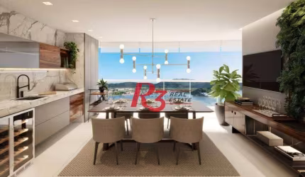Apartamento com 3 suítes à venda, 163 m² por R$ 2.990.000 - Ponta da Praia - Santos/SP