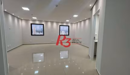 Sala, 50 m² - venda por R$ 350.000,00 ou aluguel por R$ 4.200,00/mês - Boqueirão - Santos/SP
