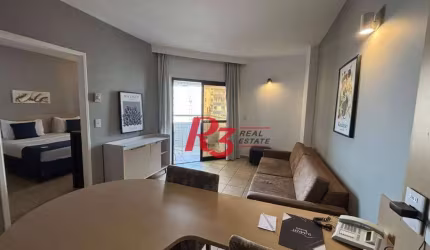 Apartamento com 1 dormitório à venda, 45 m² por R$ 440.000,00 - Boqueirão - Santos/SP