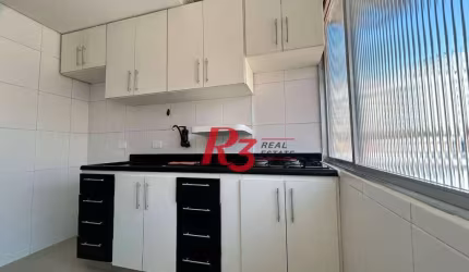 Apartamento com 2 dormitórios à venda, 65 m² por R$ 460.000,00 - Aparecida - Santos/SP